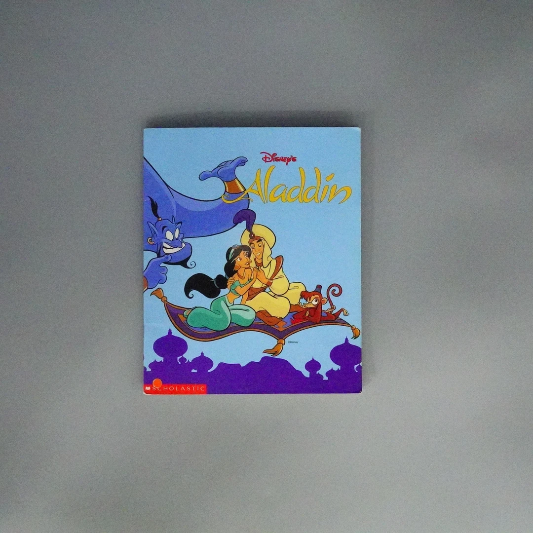 迪士尼阿拉丁原版书英语绘本书Disney经典电影改编儿童冒险幻想故