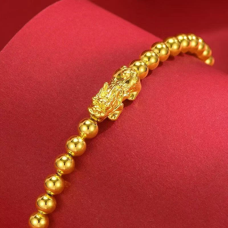 【金总专属】潮流复古男女款食来韵转古朴貔貅手链【SSL02】