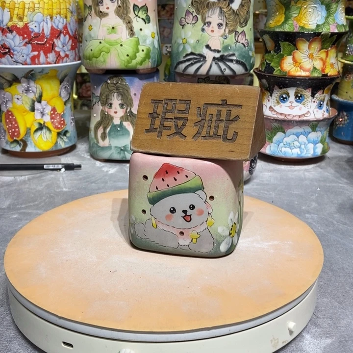 景德镇艺术手绘作品