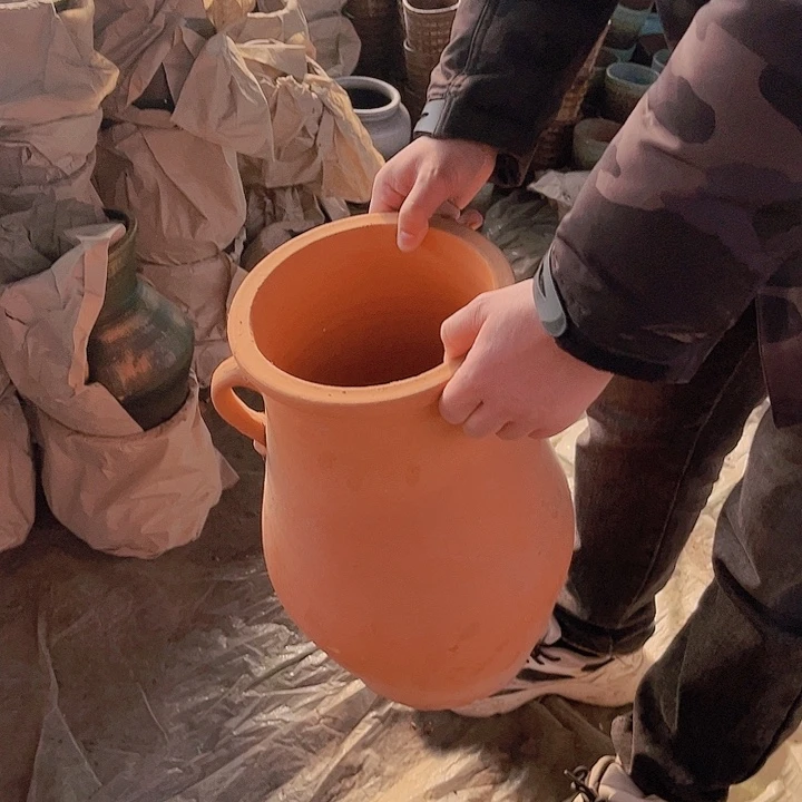 红陶40×20双耳瑕疵