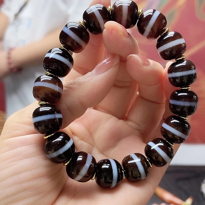 玛瑙/玉髓合金颈饰