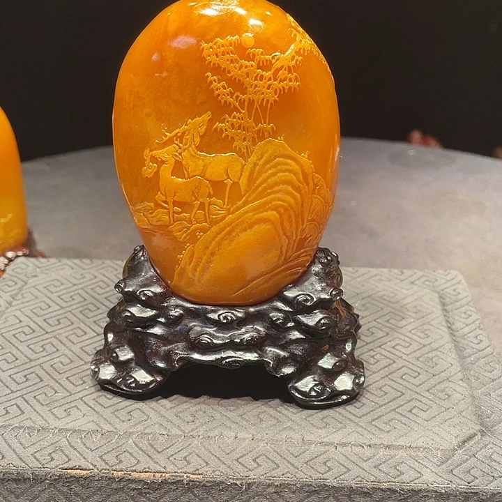 葡***架寿山石山水画作品欣赏