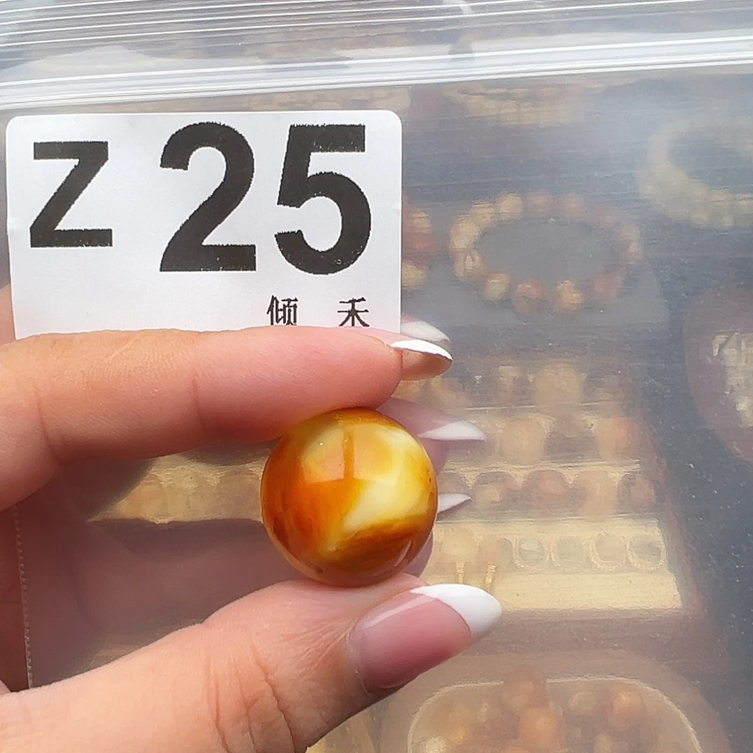 花***笑裸石琥珀未镶嵌20
