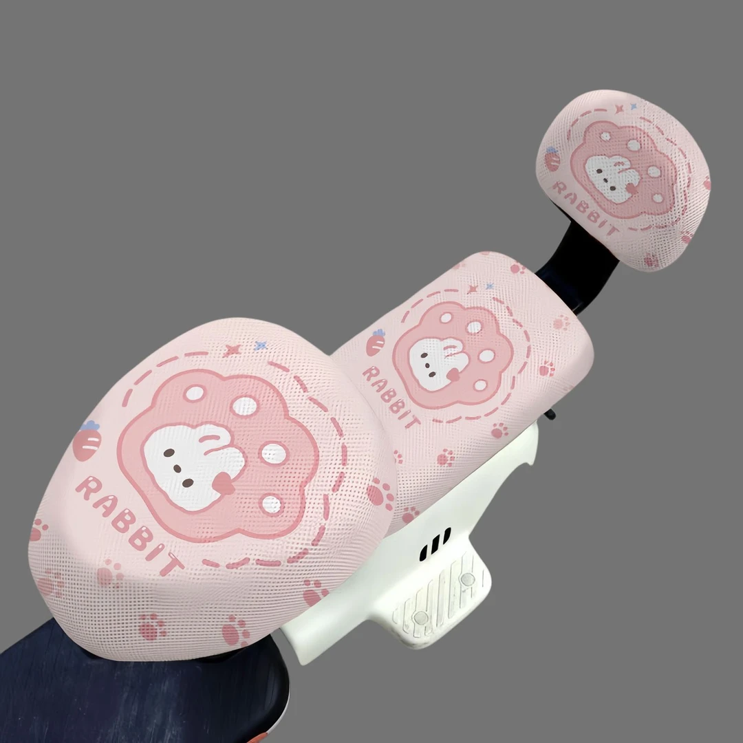电动车适用座套通用防晒坐套隔热透气电瓶车坐垫四季座椅保护套X