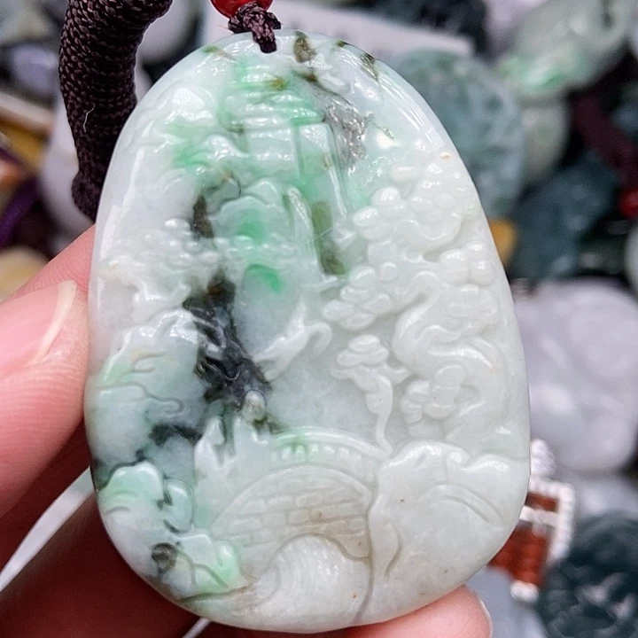 颈饰未镶嵌翡翠翡翠