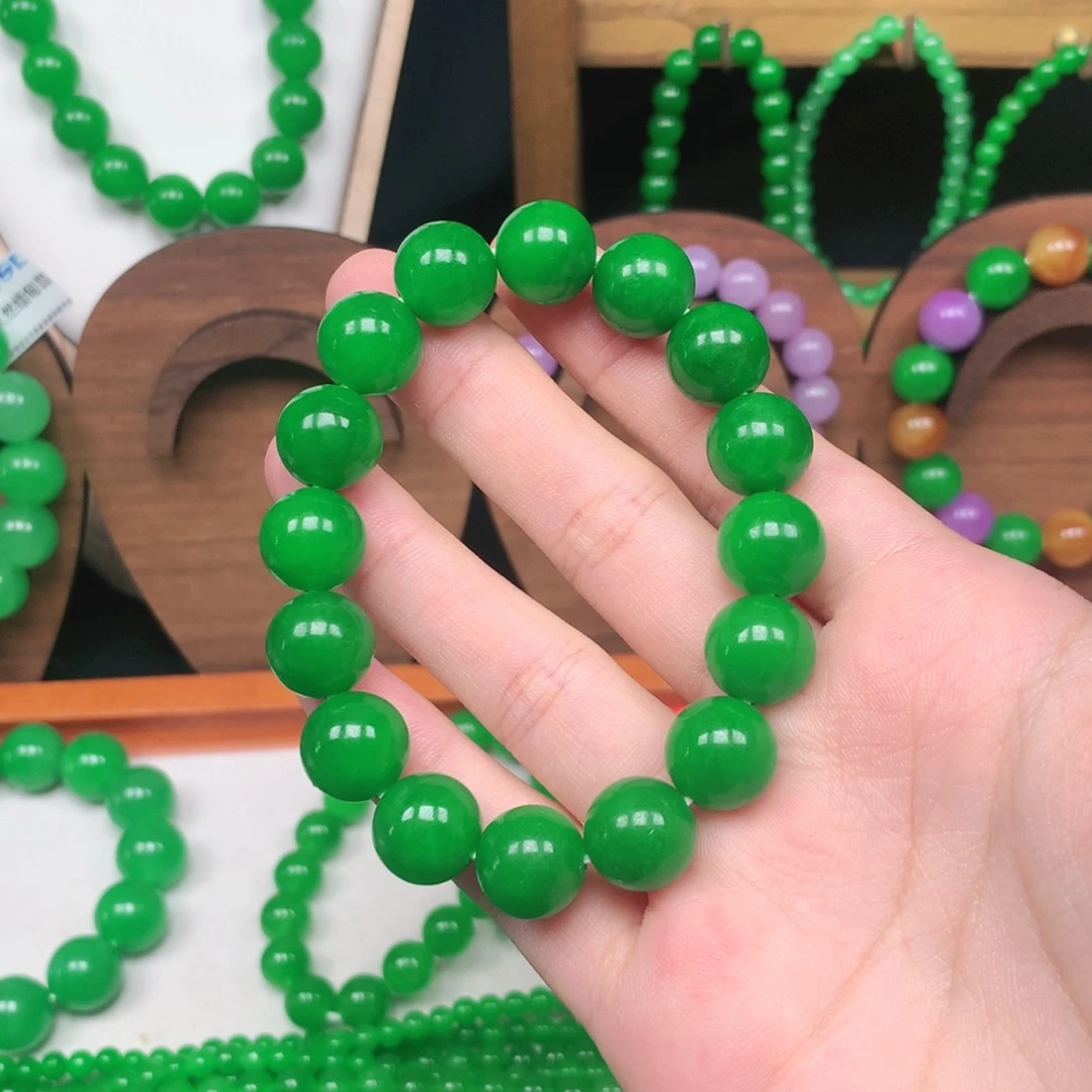 玉蛮***天缅料珠子一物一拍