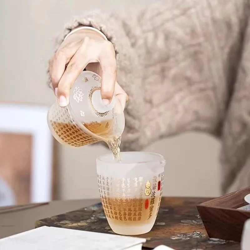 心经琉璃盖碗G3370