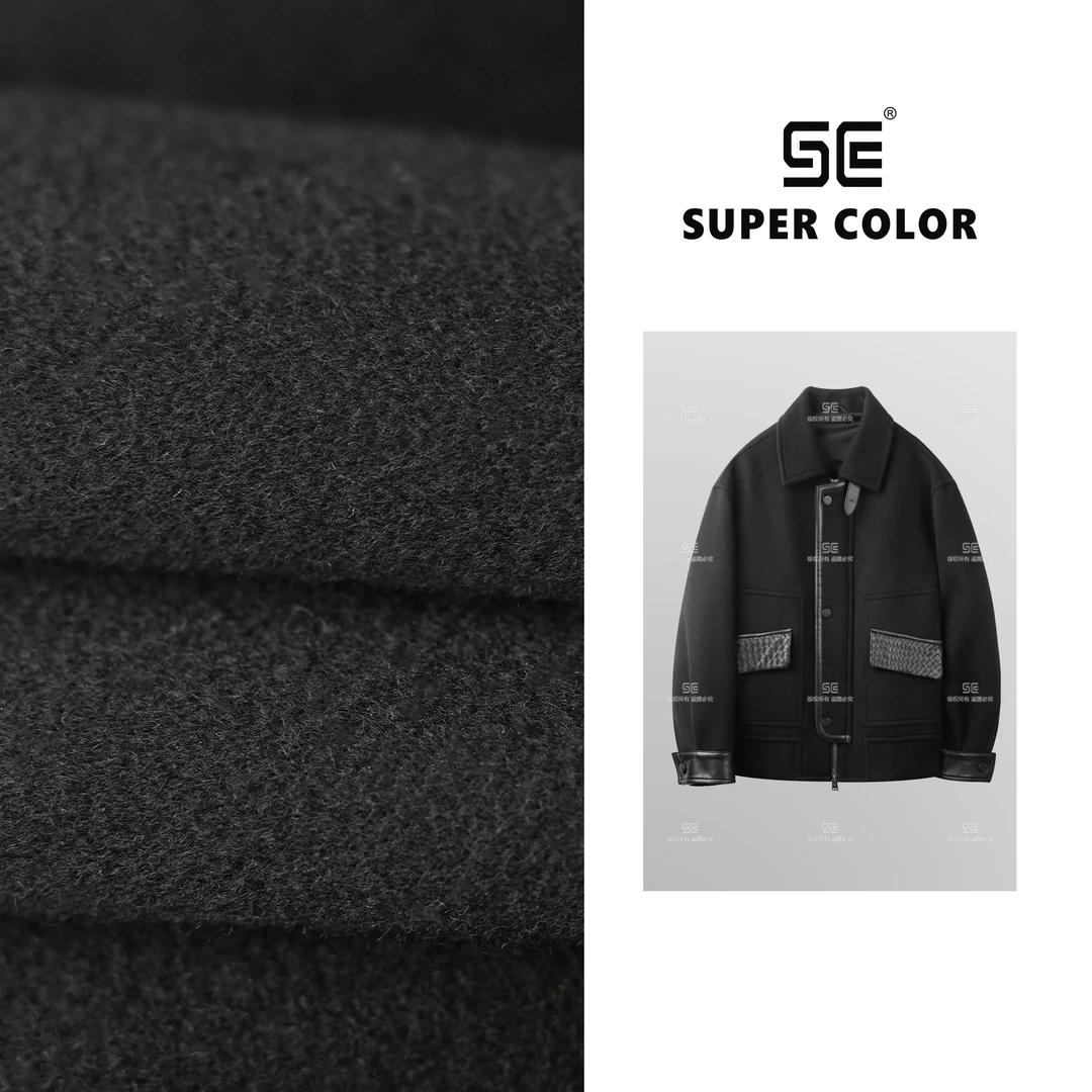 supercolor【NO.】【羊毛立领夹克】25ss//潮流男女同款羊毛外套6