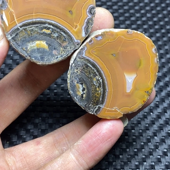 玛瑙/玉髓颈饰未镶嵌荷**色