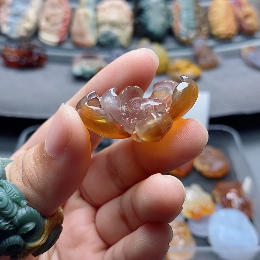 【闪购商品】未镶嵌吊坠定制玛瑙