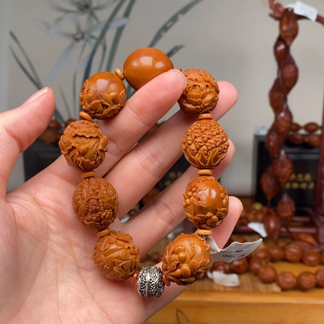 手串橄榄核许静健老师水果八宝1.9×2.1