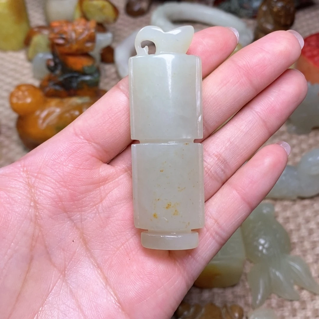 白玉菩提吊坠白玉菩提白玉菩提摆件