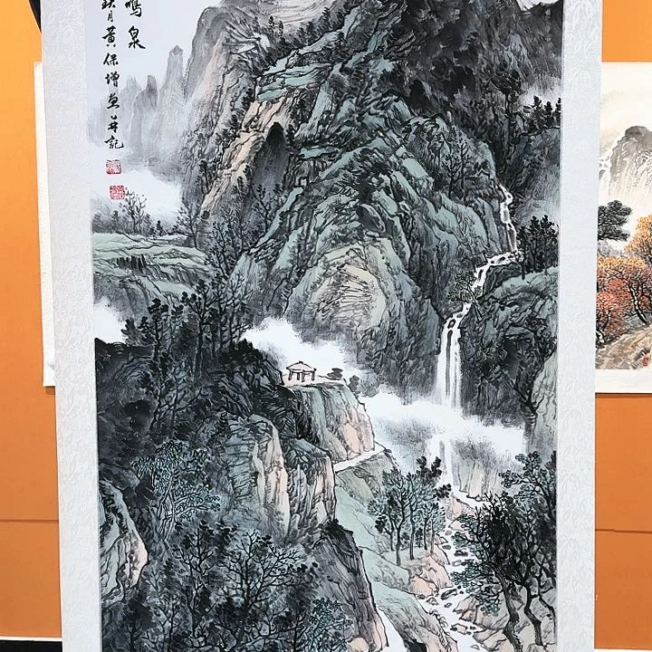 国画书法作品多次参加