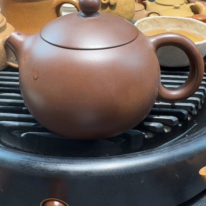 紫砂茶壶马*紫泥大西施