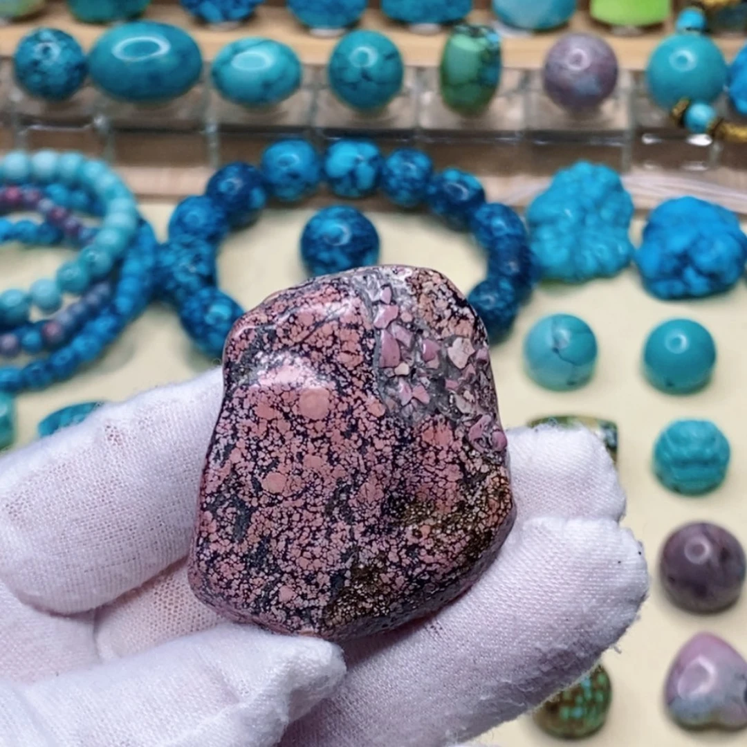 绿松石未镶嵌珠宝奇石