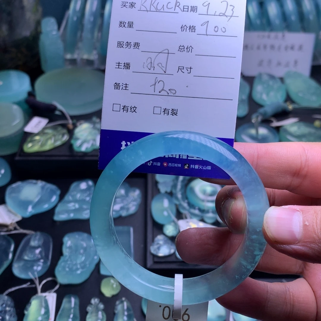 未镶嵌蛇纹石玉手镯k***k