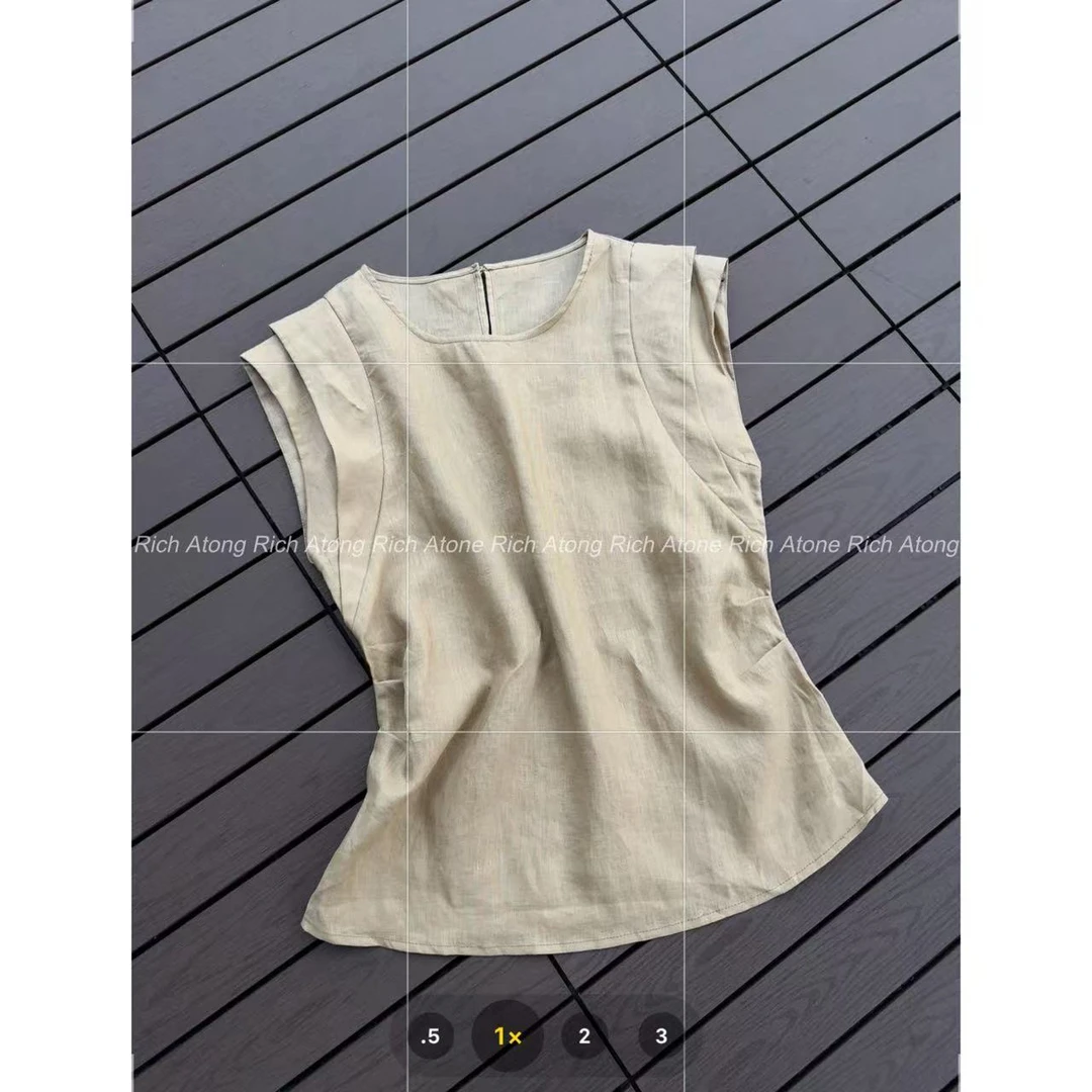 atong/阿彤-【飞袖小衫】-2025超轻薄纱感飞袖小衫背心0618-02