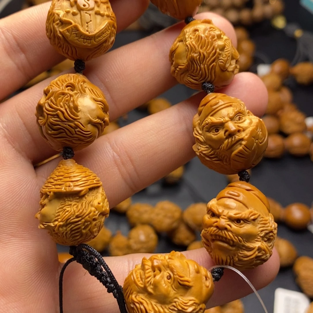 橄榄核手串/手链跫**响钟馗头