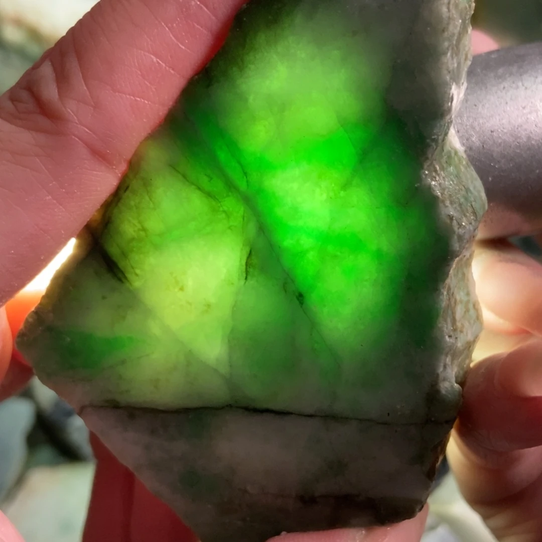 翡翠未镶嵌挂件天然翡翠