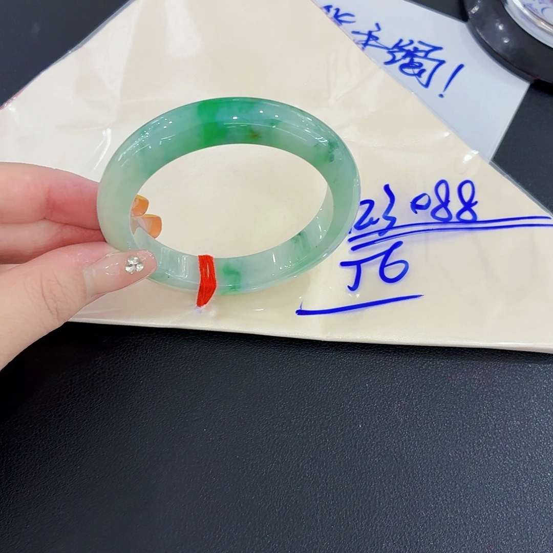 未镶嵌手镯翡翠天然缅甸翡翠手镯56