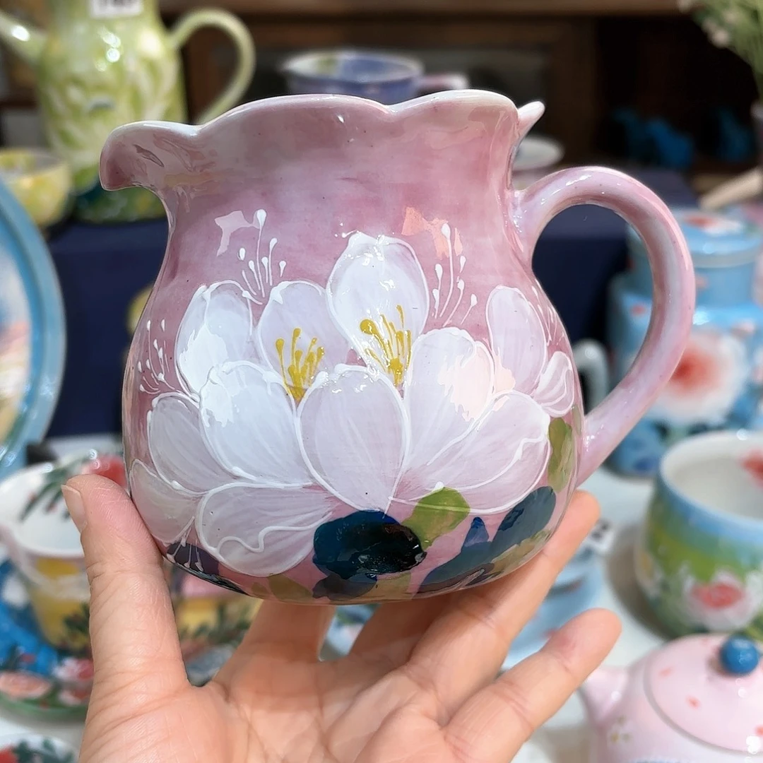 景德镇手绘高温釉下彩陶瓷茶具