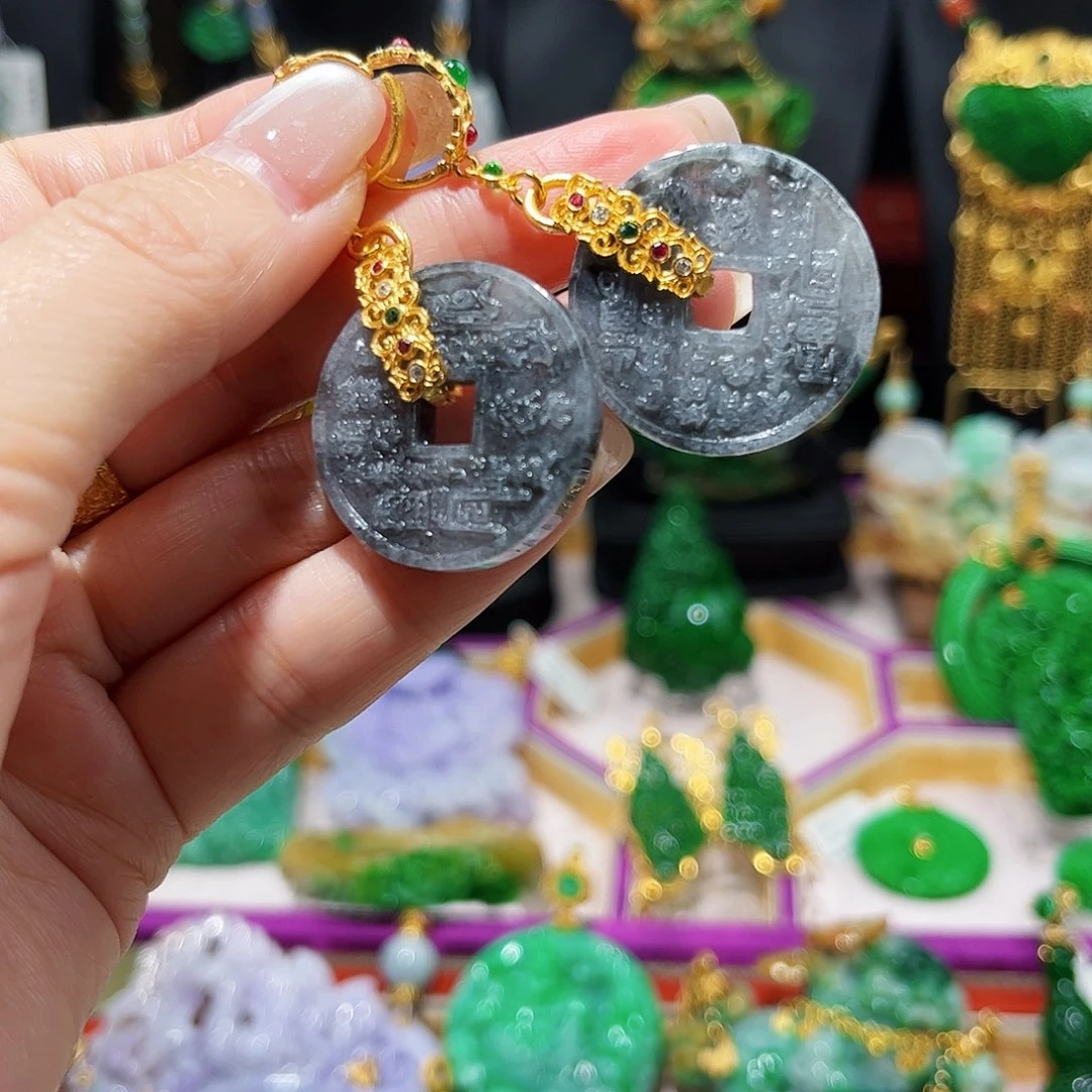 【闪购商品】翡翠耳饰未镶嵌福利