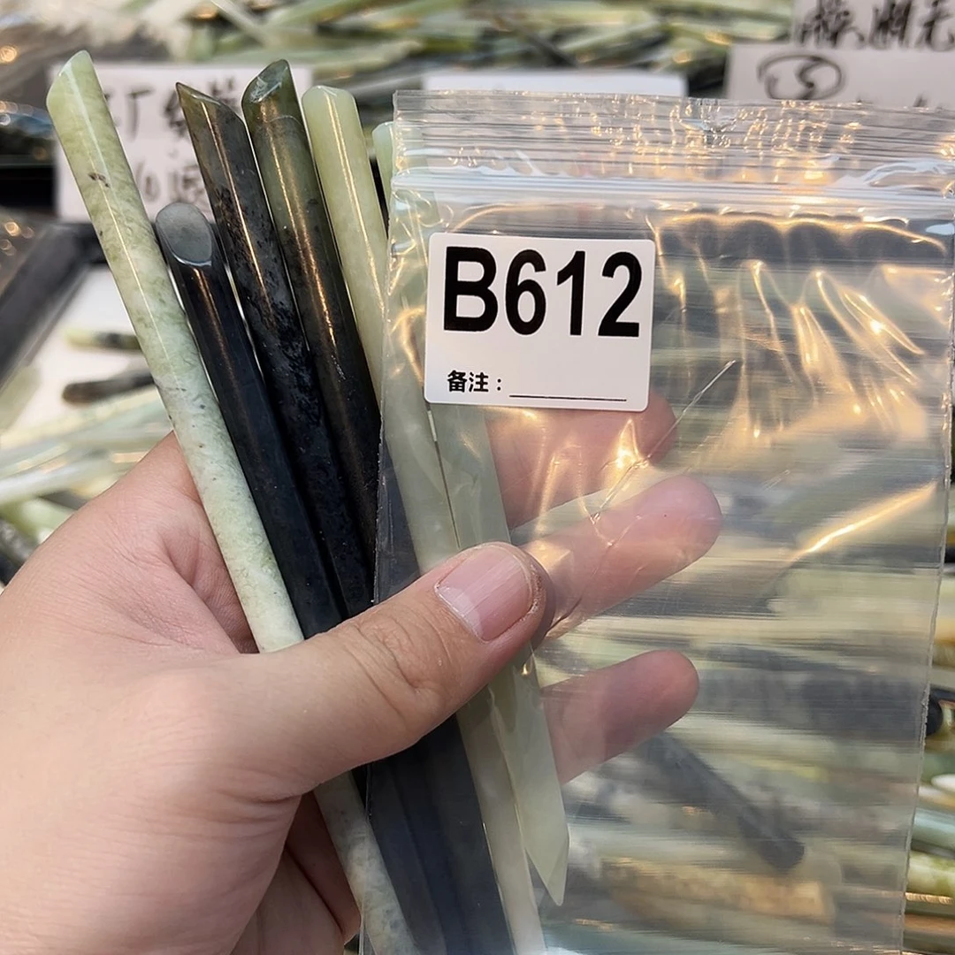 O***K未镶嵌蛇纹石玉发饰