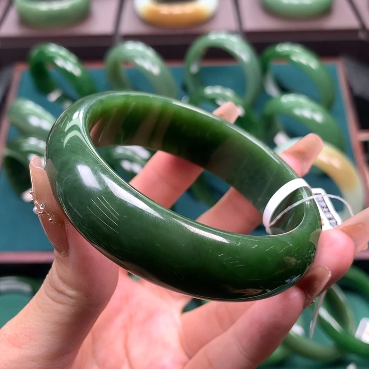 未镶嵌手镯和田玉（碧玉）5960