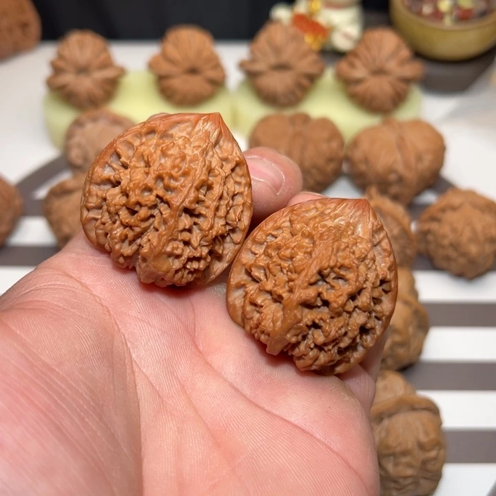 把件文玩核桃38精配百花山