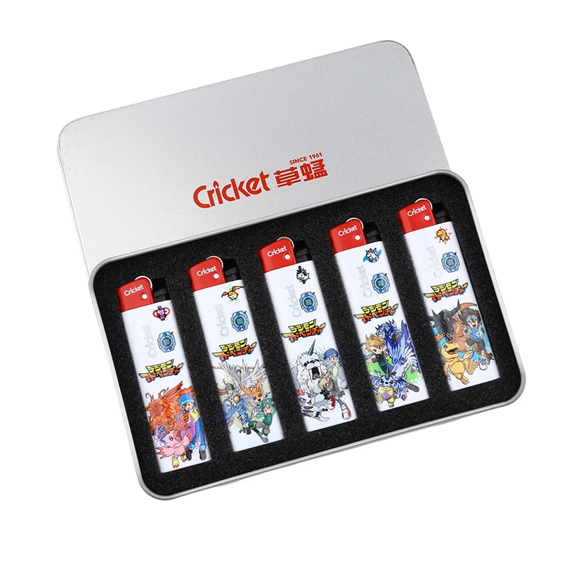 网红新款趣味潮流砂轮式火石打火机可广告定制印字【礼盒装】