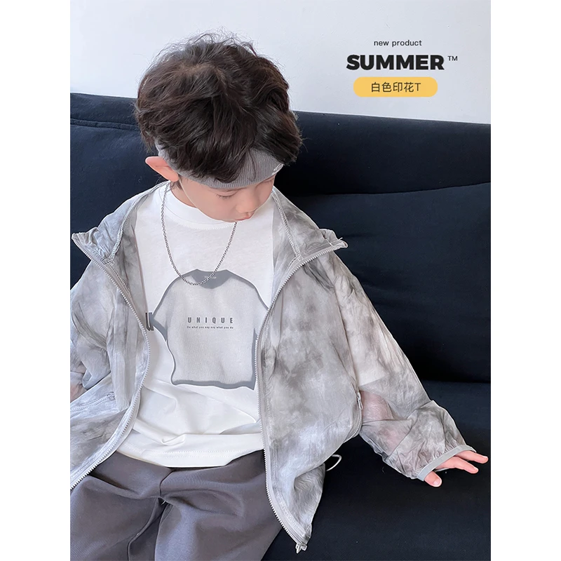 【T恤，100-130】男童中大童卡通夏季休闲T恤 昕 ivan家童装 DZ4095