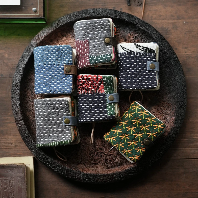 钟声刺绣 原创手工缝制 书衣挂件中国风文艺背包装饰品 茶道零配