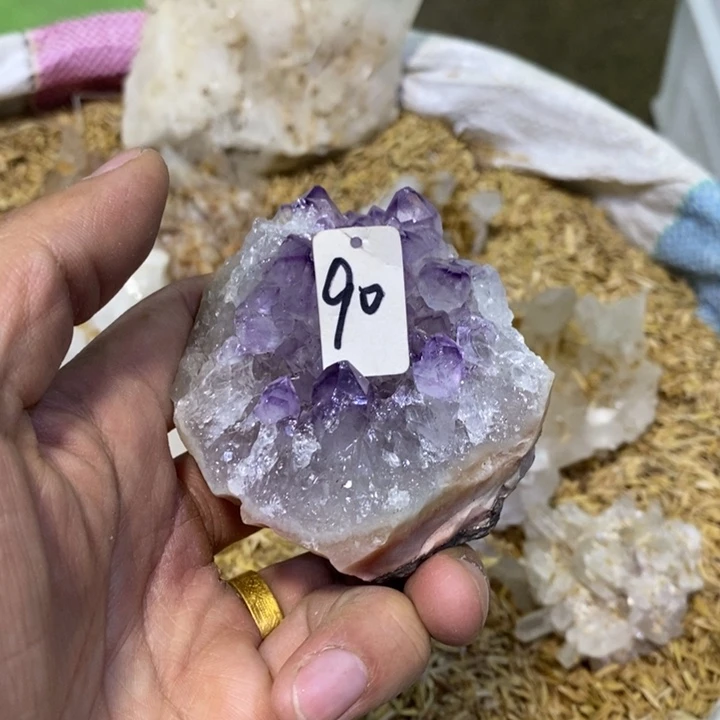 水晶水晶原石摆件未镶嵌