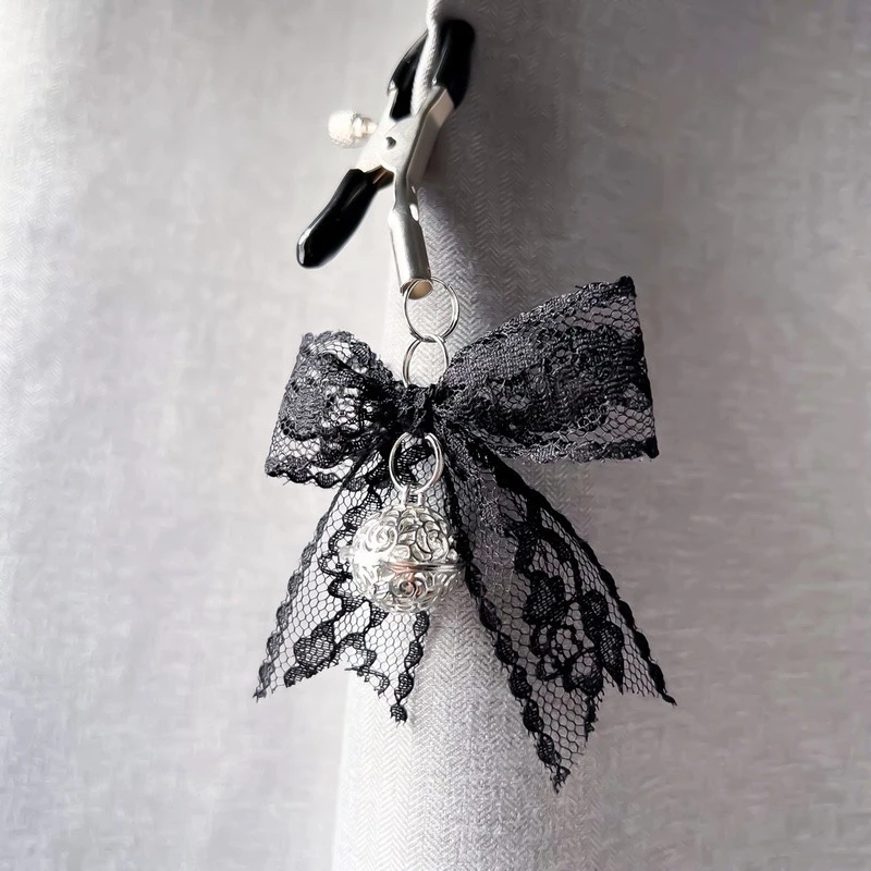 蝴蝶结铃铛乳头夹用品惩罚猫爪工具咪咪夹宠物C