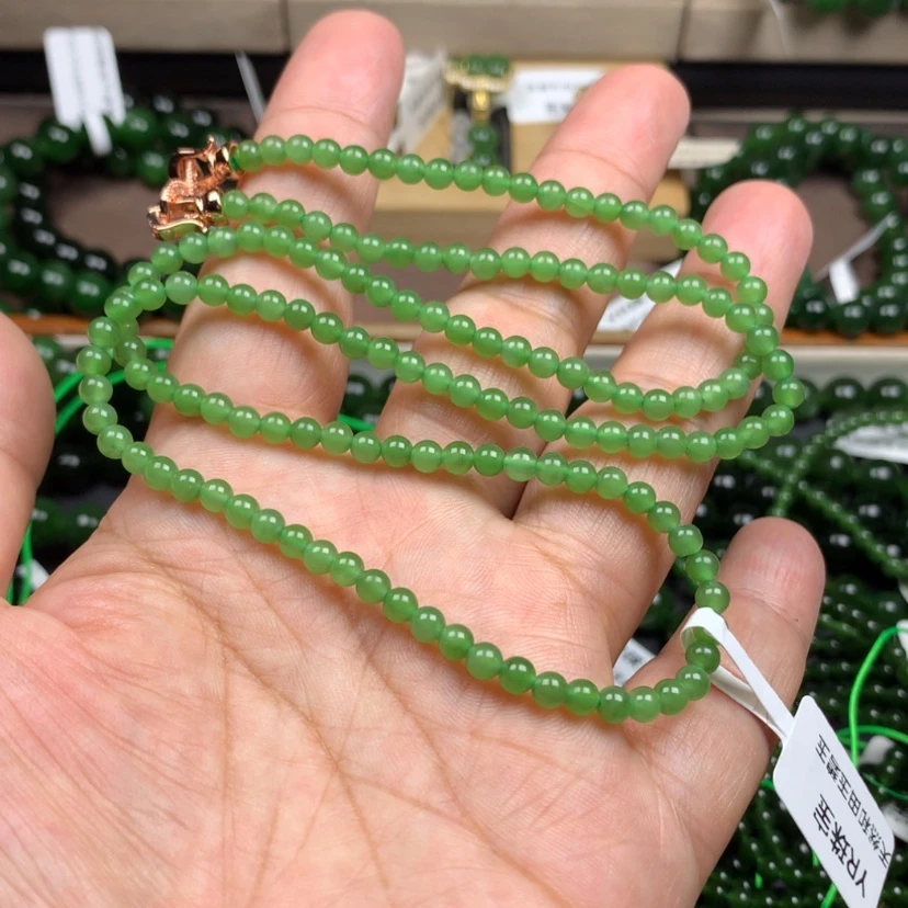 【闪购商品】颈饰未镶嵌和田玉（碧玉）?****.4m m
