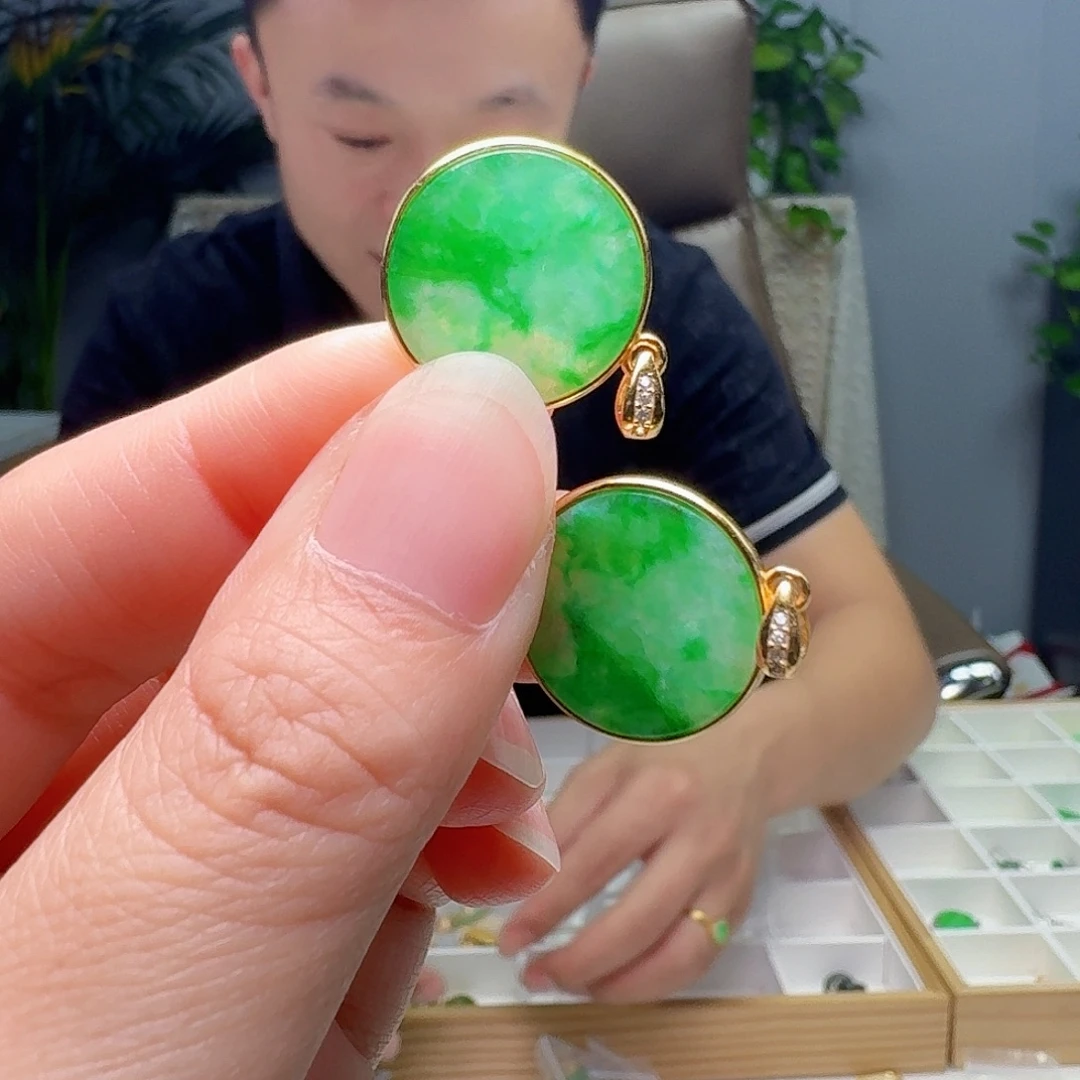 翡翠银S925镶嵌吊坠(不含链)多样性发货其一