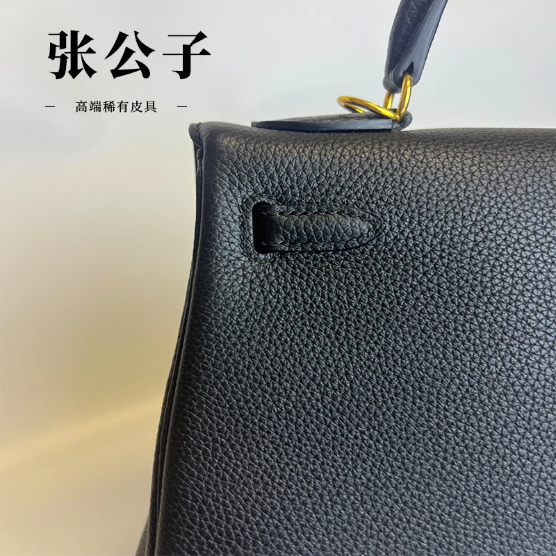 2025年秋冬新款时尚头层牛皮单肩包气质轻奢休闲百搭女士黑色真皮