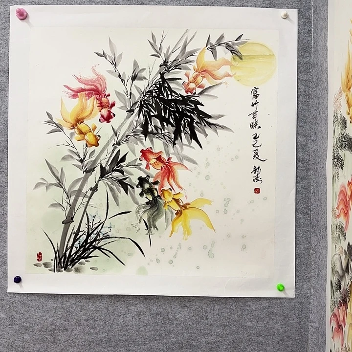 国画花鸟的翅膀和翅膀是