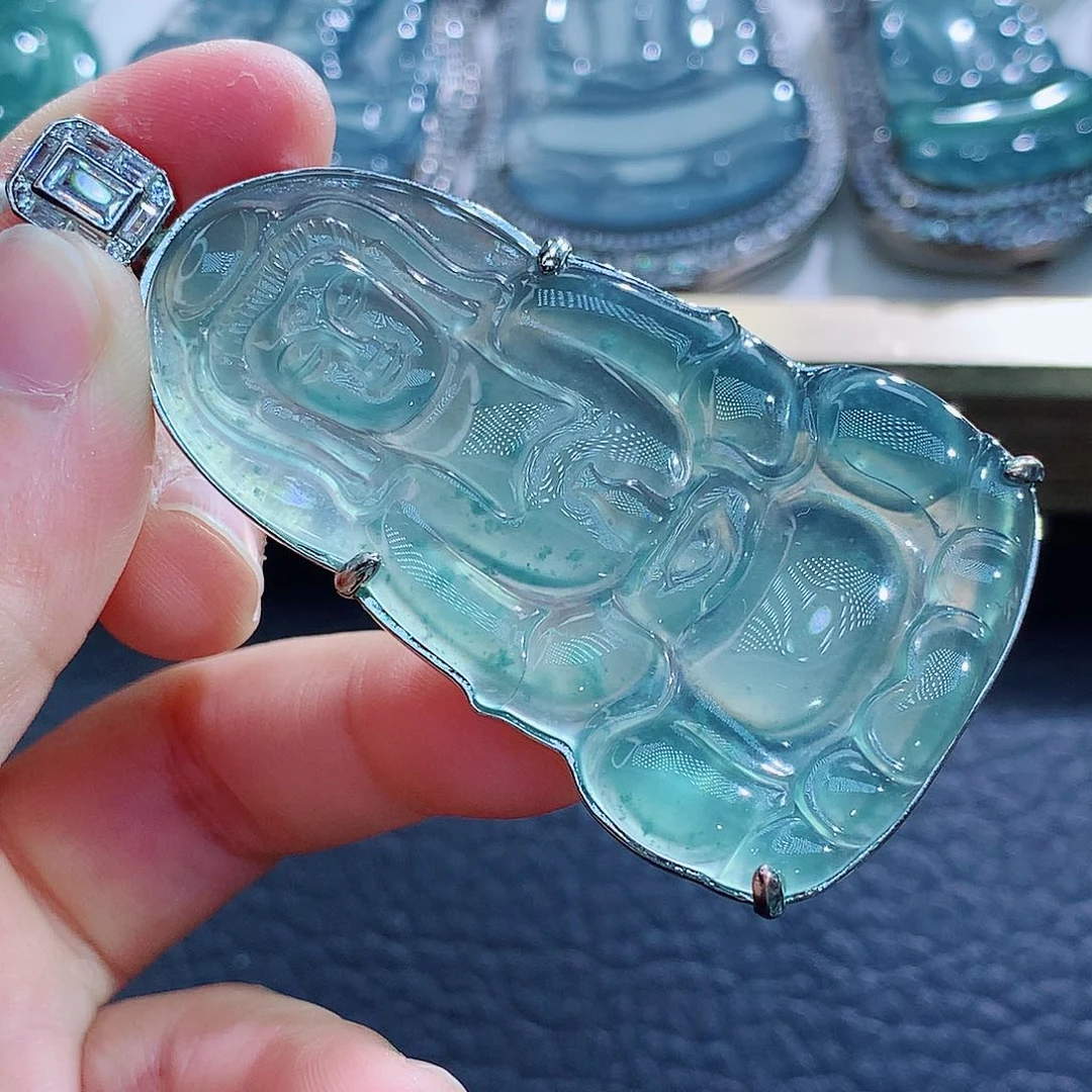 未镶嵌挂件翡翠翡翠