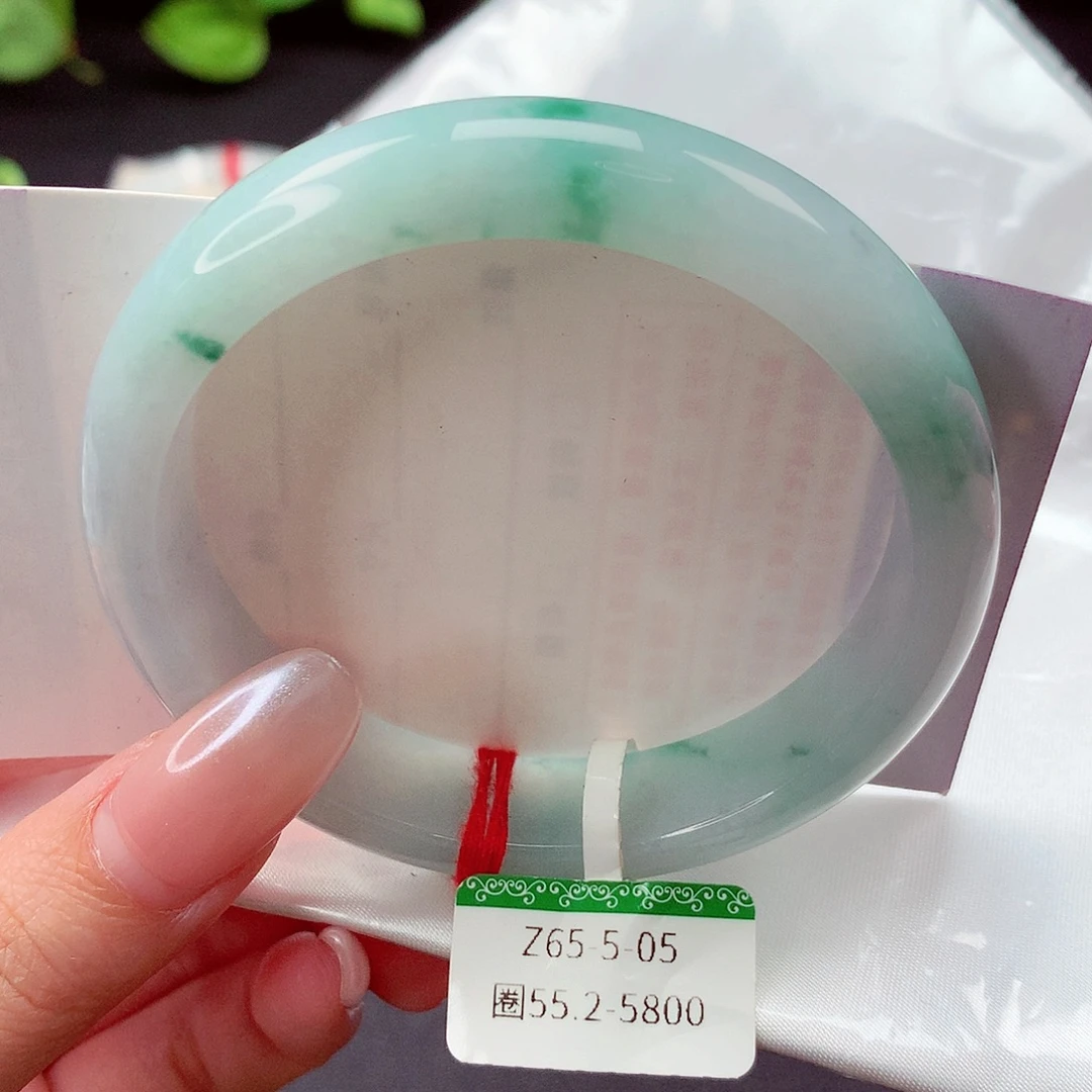 翡翠未镶嵌手镯缅甸天然a货翡翠手镯