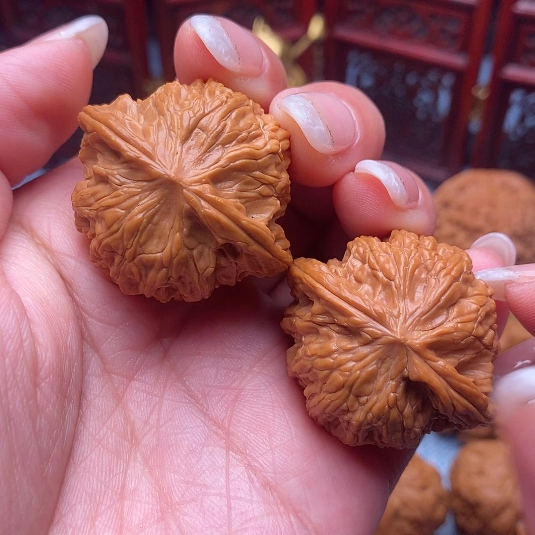 懒***°把件文玩核桃石子磨37全品