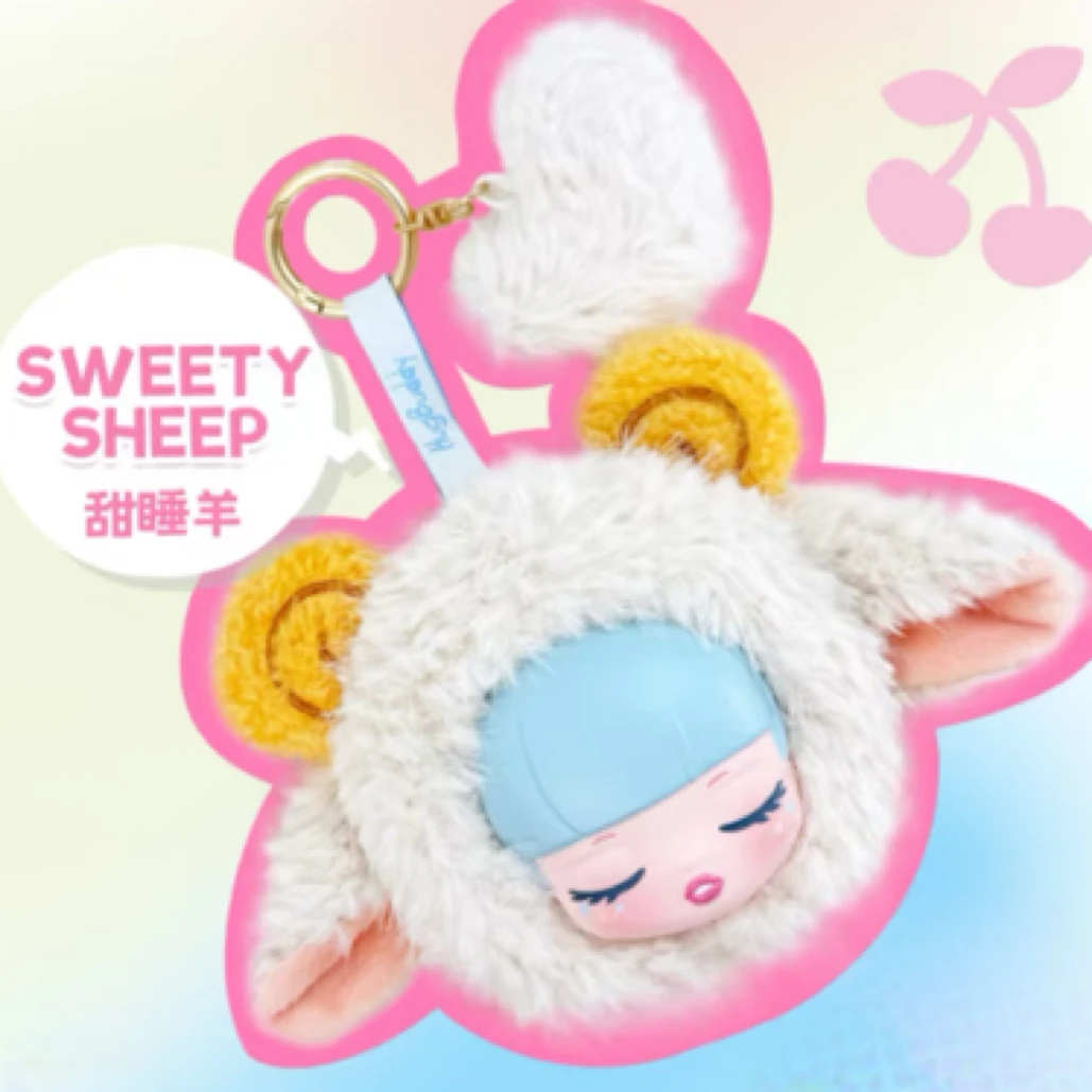 hug buddy抱抱布迪LILISHA动物狂欢节搪胶毛绒盲盒挂件