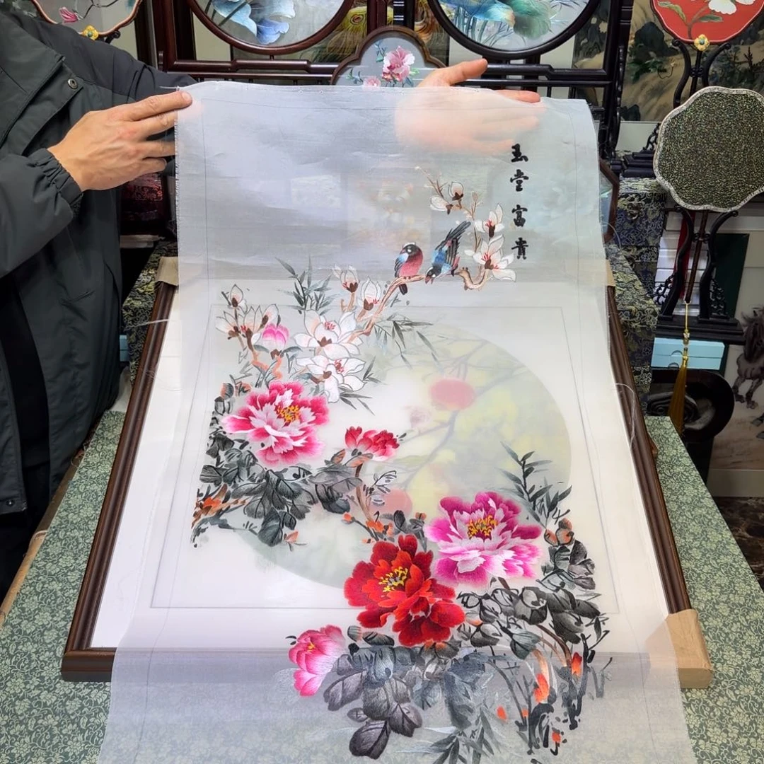 刺绣手工苏绣工艺制作技艺精湛