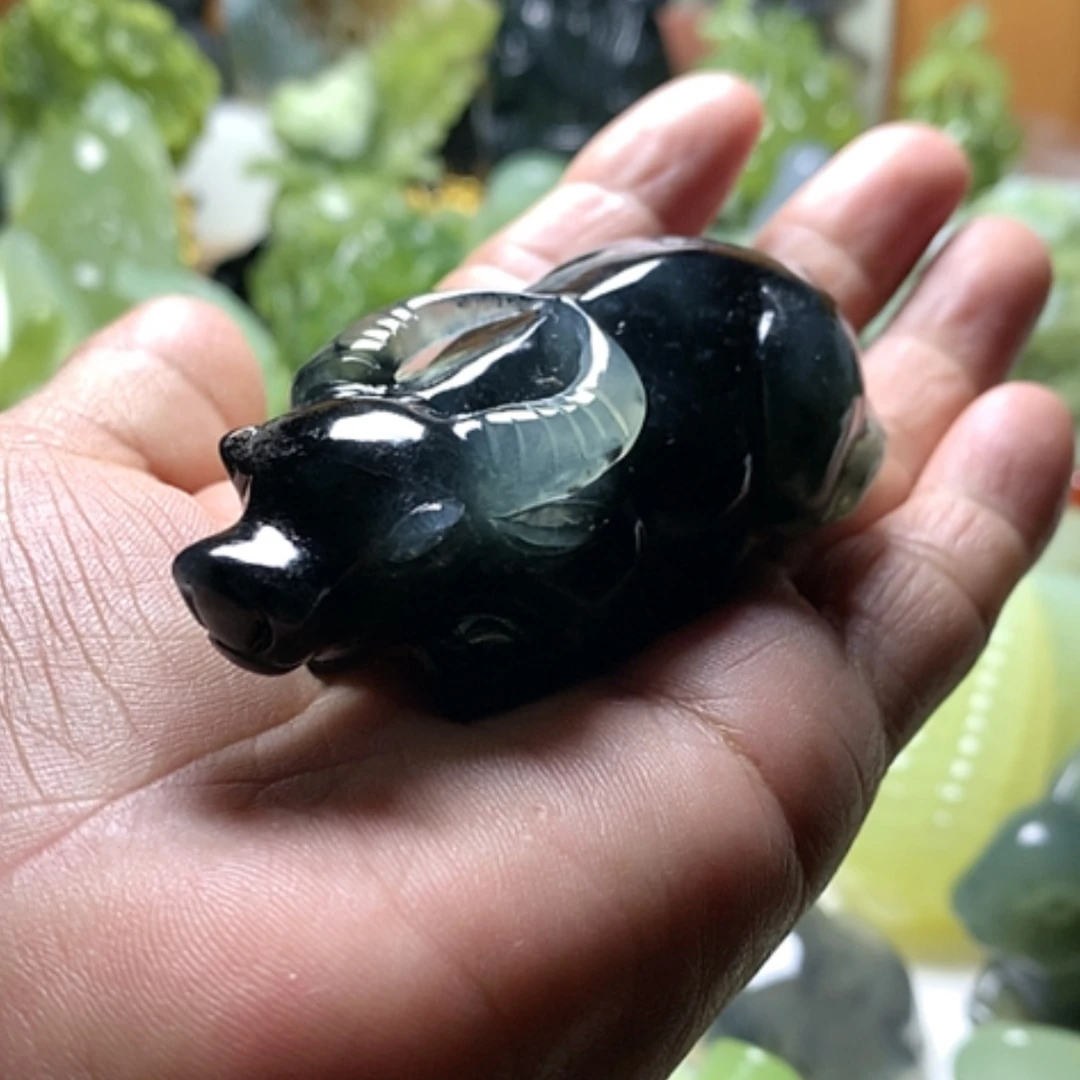 【闪购商品】合金蛇纹石玉颈饰