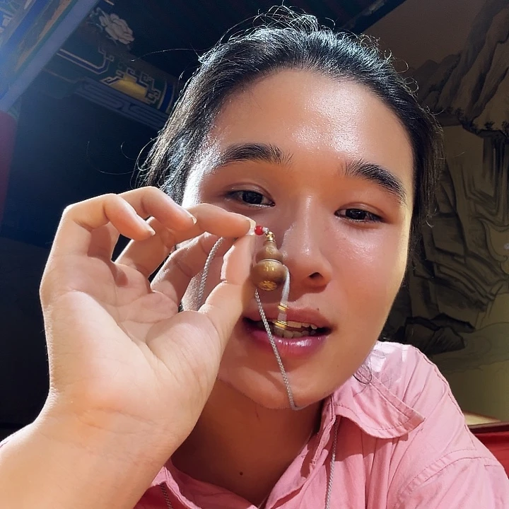 纯铜石英石手工制作小葫芦