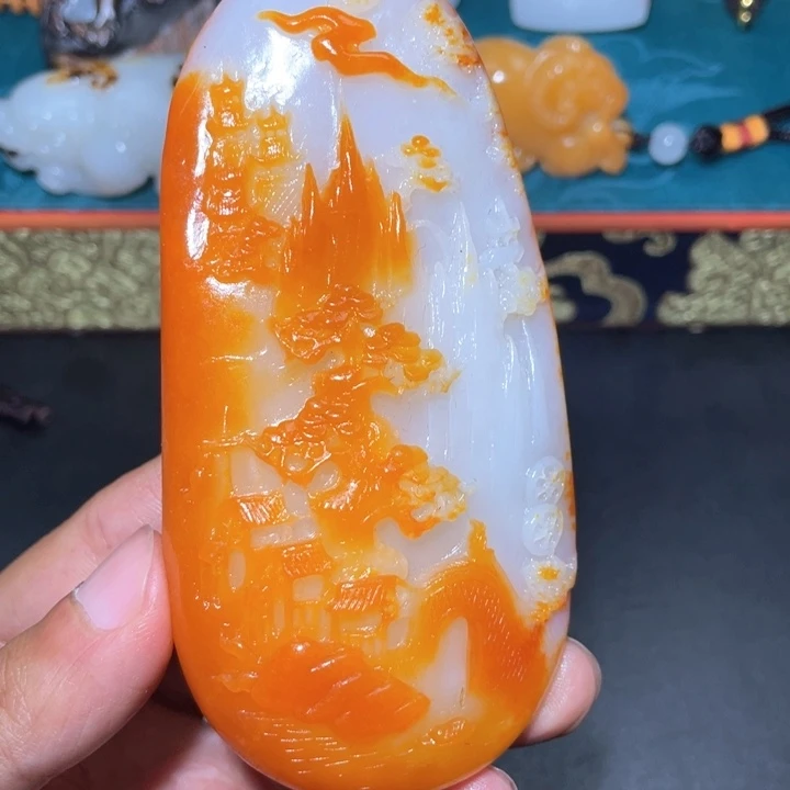 和田玉未镶嵌颈饰J