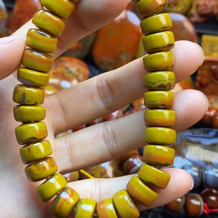 玛瑙/玉髓手链未镶嵌响*