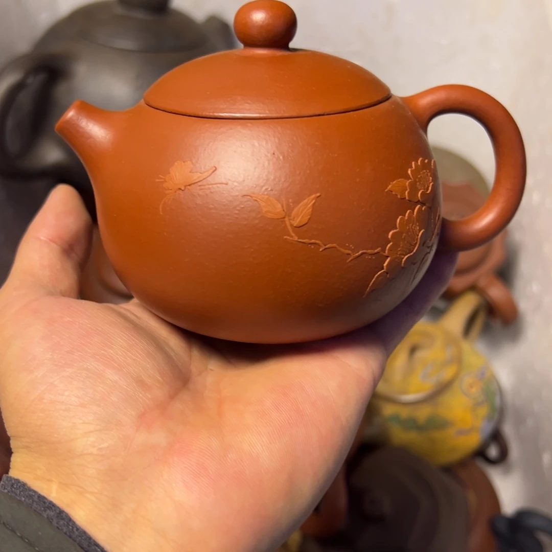 紫砂茶壶宜兴原矿紫砂壶350毫升容量