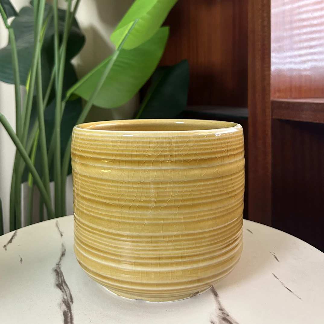 A270口16高14.5北欧简约风格花盆适合蝴蝶兰发财树等多种绿植盆栽