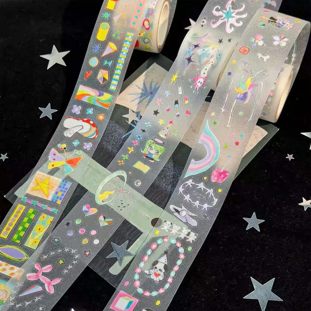 【玛丽推荐】AGUGU寻梦三重奏系列模切手账胶带